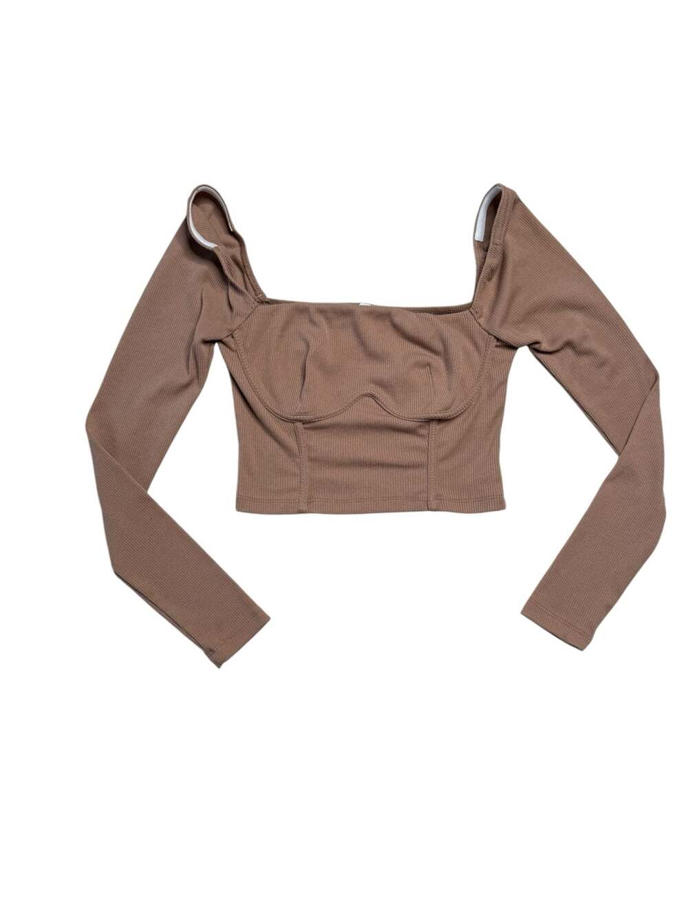 Princess Polly The Saffron Long Sleeve Top Brown US 4
